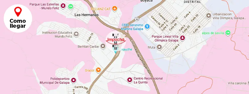 como llegar a impuche